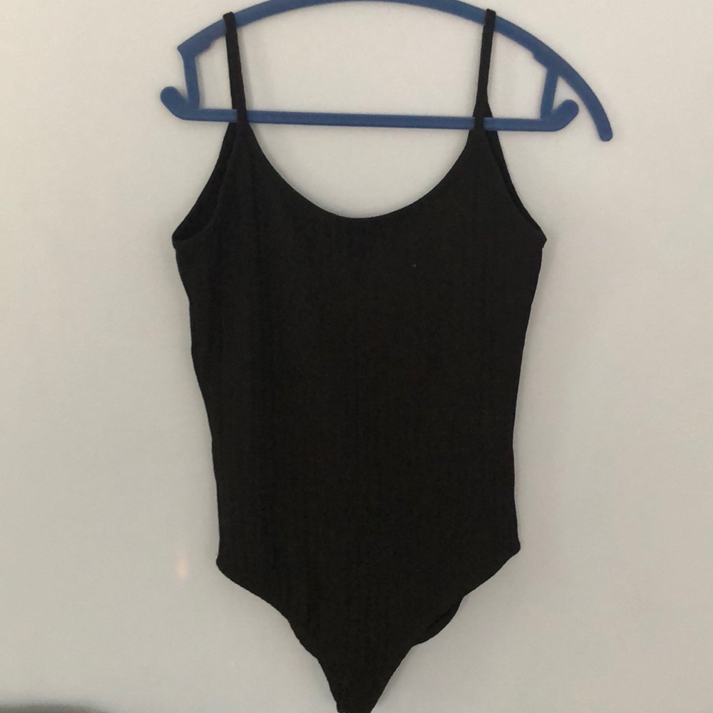 Body suit with open back